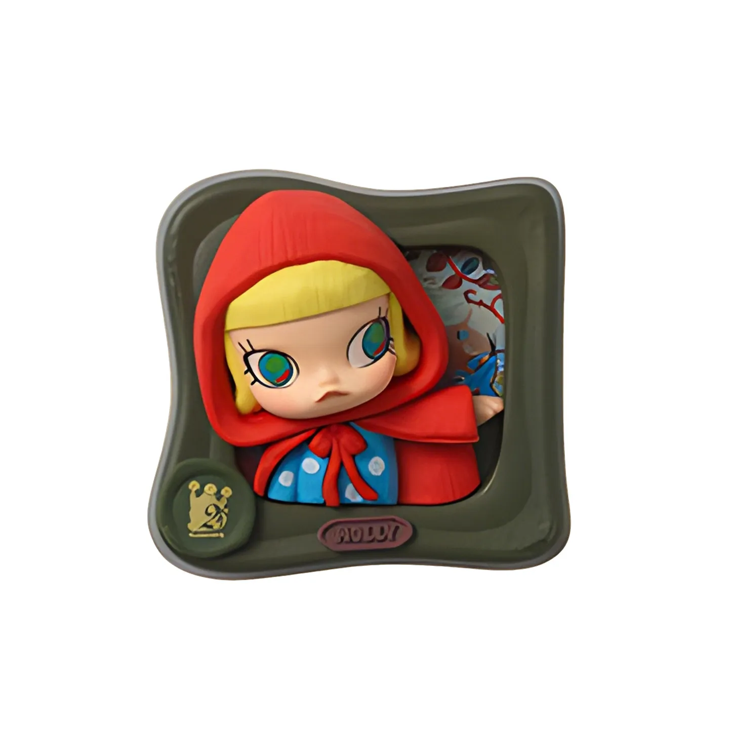 

POP MART Molly 20th Anniversary SCENERY ALONG THE WAY Series Refrigerator Magnet Blind Box Surprise Creative Companion Gifts