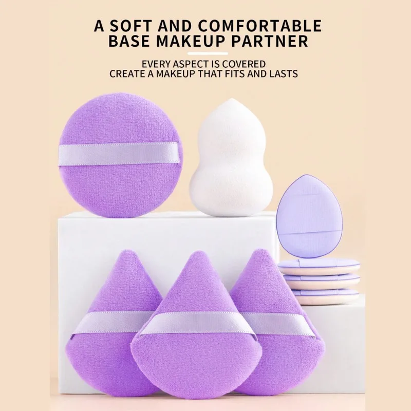 Juego de 6 uds de esponja de maquillaje, huevo de belleza para crema líquida, base, corrector, uso en seco y húmedo, Kit de esponjas cosméticas, herramientas de maquillaje