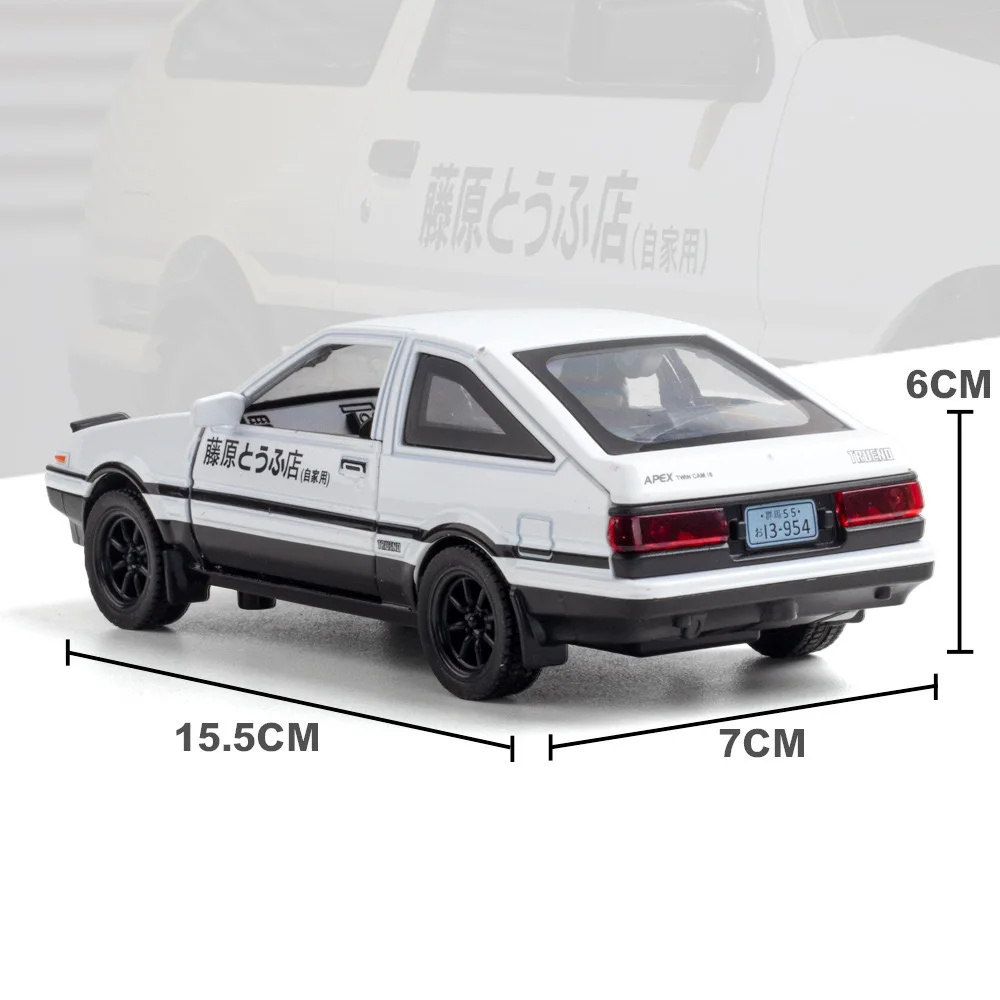 Модель автомобиля игрушечного из металлического сплава AE86 в масштабе 1:32