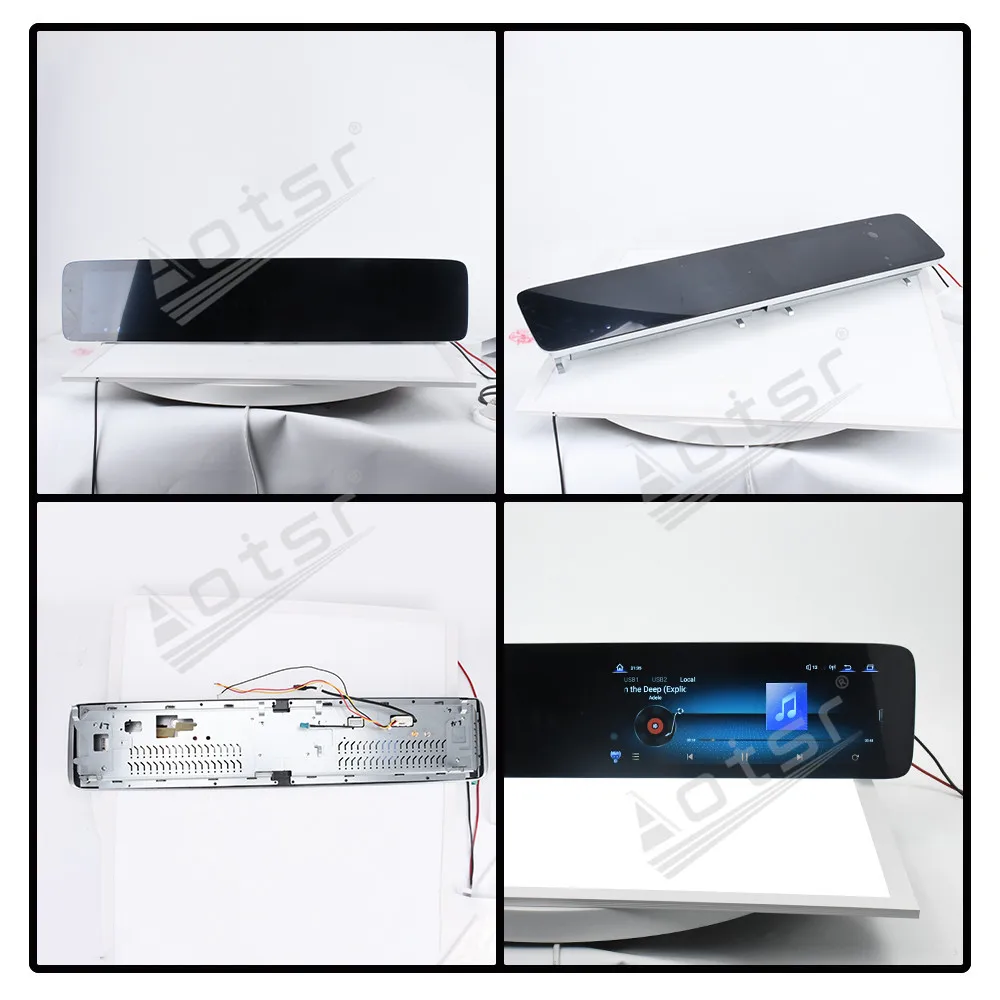 

Для Mercedes-Benz CLS W257 2021-2024 двойной 12,3-дюймовый экран автомобильный GPS-навигатор с сенсорным экраном CarPlay Android Auto HD