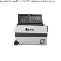 Alpicool T50 Dual Zone Cooler Mini Capacity 12V Dual Use Freezer Electric Compressor Fridge Portable Camping Car Refrigerator