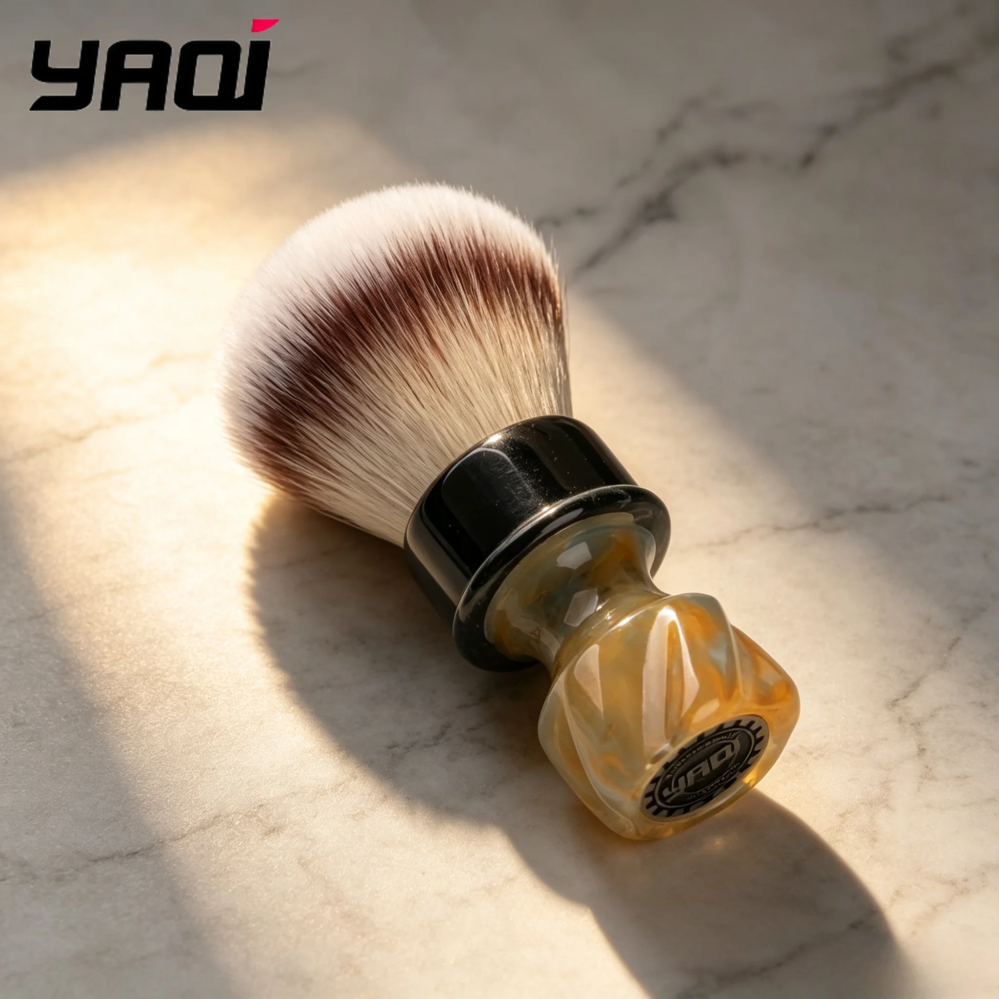 2026 Shaving Brush YAQI Nebula 28MM Synthetic Knot Wet Shaving Brush Collectibles Boyfriend Gift