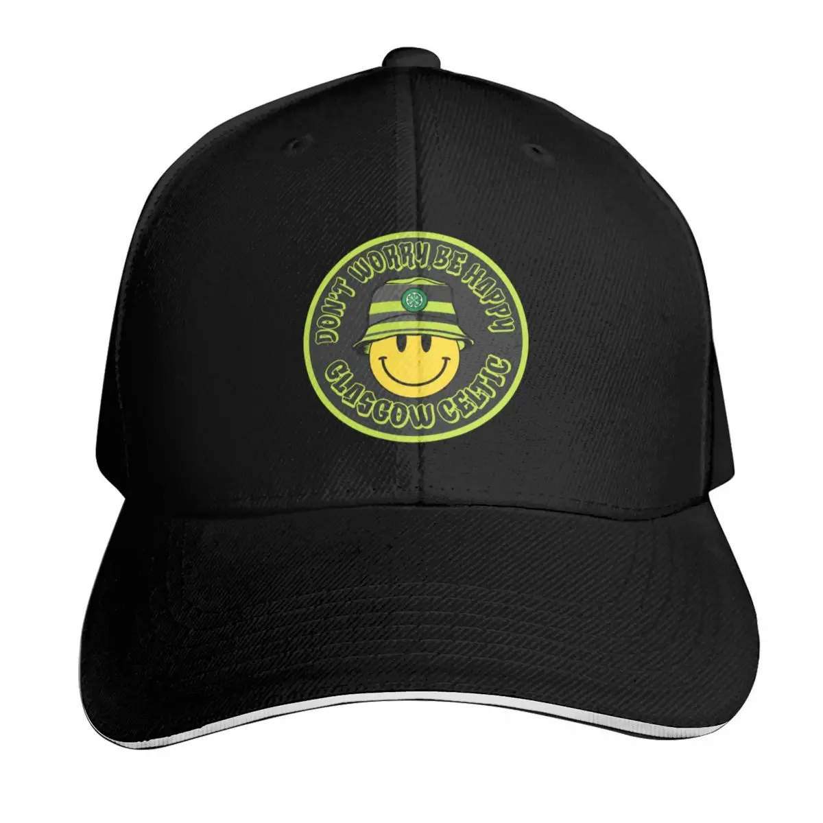 

Don't Worry Be Happy Glasgow Celtic Baseball Cap luxury caps Hat Baseball Cap Wild Ball Hat Visor Women's Hats Men's