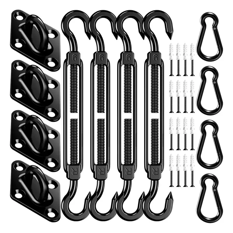 

EYFL-Sun Shade Sail Hardware:Sunshade Hardware For Rectangle Triangle Shade Sail,For Sun Shades Outdoor Patio Garden