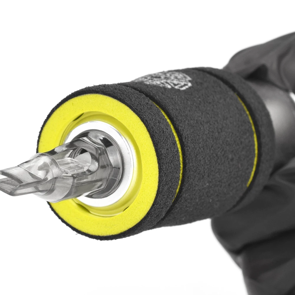 

10 шт., защитная губка для татуировок, эластичные чехлы на ручки, впитывающий пот, нескользящий защитный рукав для принадлежностей для татуировок