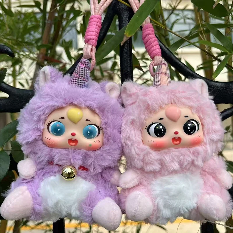 Uroczy wypchany wieszak na plecak z winylu w kształcie zwierząt, pluszowa zabawka, kreskówkowy lis, kaczka, kot, jednorożec, zawieszka do torby, breloczek, zabawka dla dziewczynki, prezent.