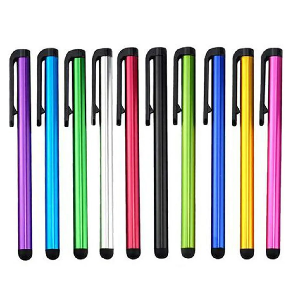 20Pcs Touch Screen Pen Capacitive Stylus with Rubber Tip Smooth Glide Natural Writing Feel Metal Body All Devices Winter Use