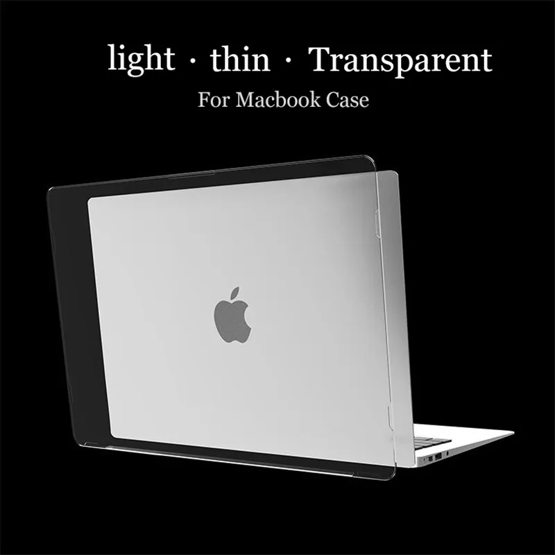 New A2251 A2289 Crystal Hard Shell Laptop Case For Macbook Pro 16 inch 2019 A2141 Air 13 case Pro 13 12 15 11 Touch Bar case