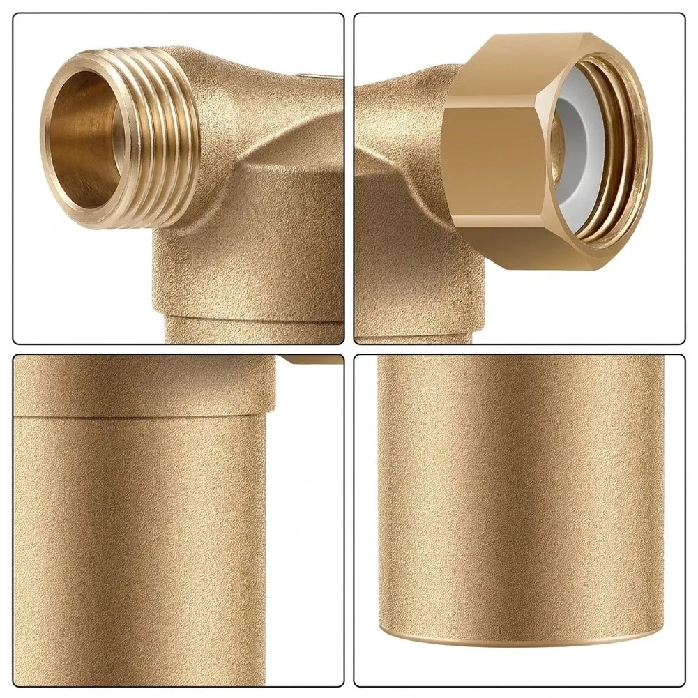 High-Temperature Rated Copper Water Heater Scale Inhibitor Filter 77 mm x 90 mm x 46 mm Waterproof Construction