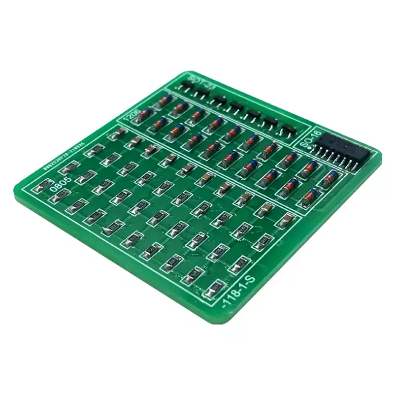 SMD Component Soldering Practice Board Kit; 68 SMD Components; Skill Training Kit DIY Loose Parts