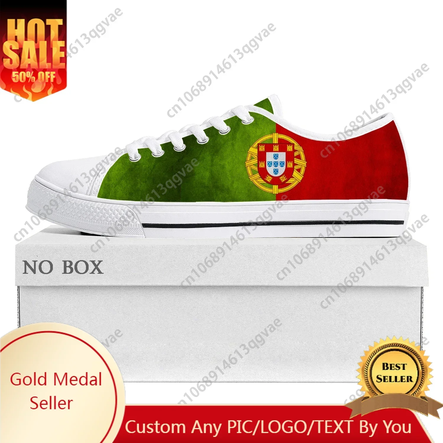 

Portugal Flag Low Top High Quality Sneakers Mens Womens Teenager Canvas Sneaker Portugal Prode Casual Couple Shoes Custom Shoe