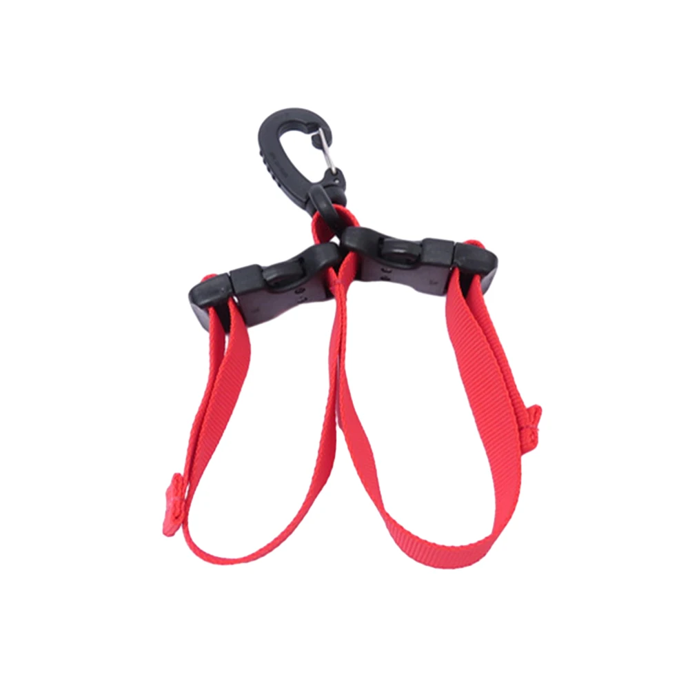 

Scuba Scuba Diving Fin Diving Diving Adjustable Buckle Fin Holder Webbing Strap Diving Fin Strap Double Buckle