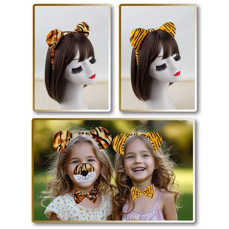 634C Halloween Tygers Costumes for Kids Toddlers Animal Costume Cosplay Accessories