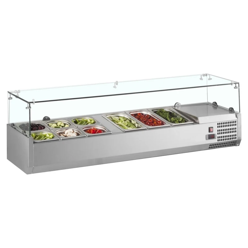 High Quality Salad Bar Counter Top Pizza Refrigerator Saladette Freezer Fridge