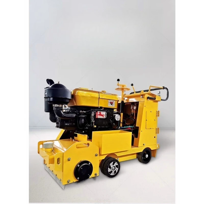 Concrete pavement milling machine, large self-propelled asphalt chiseling and pulling machine