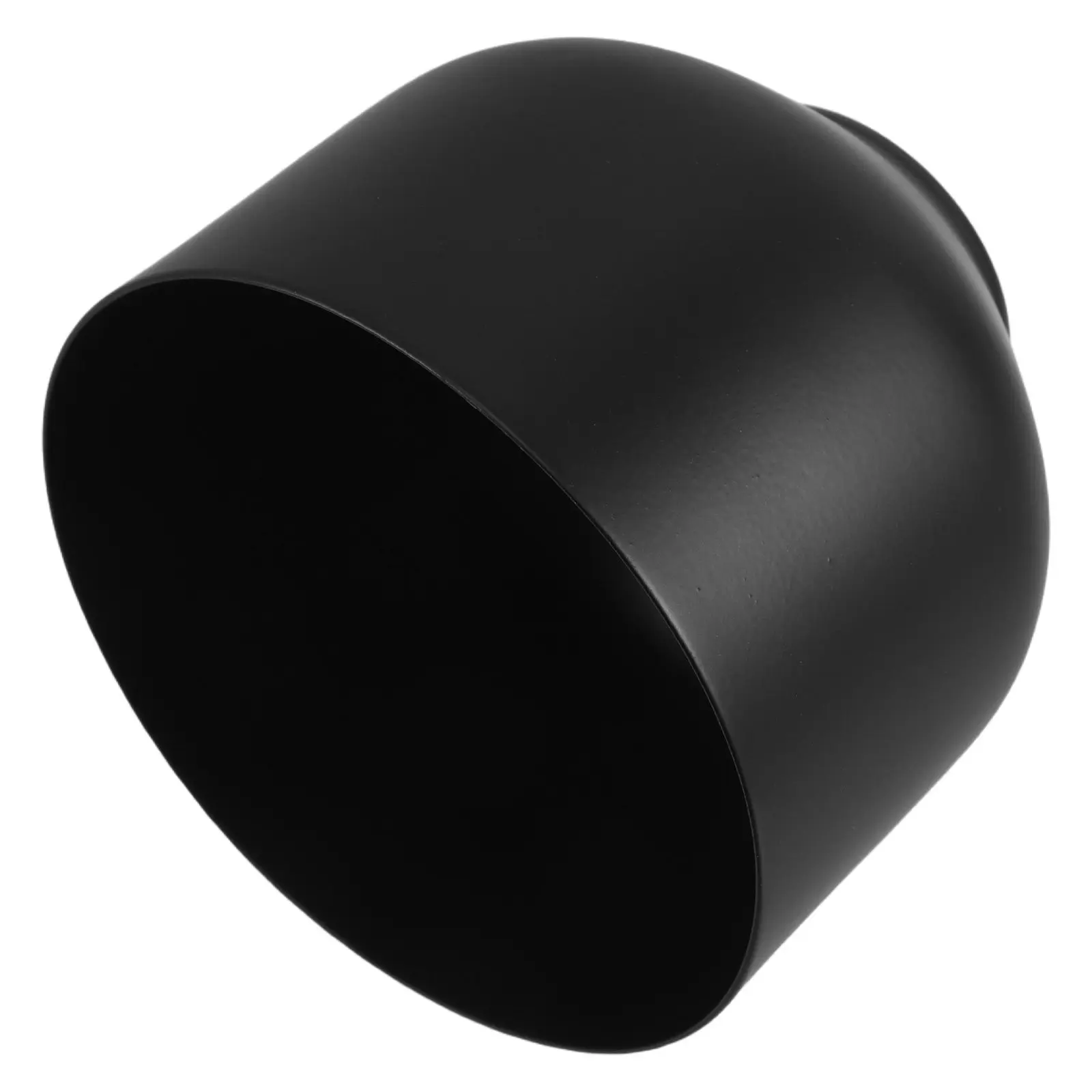 Warmer Lampshade Replacement Farmhouse Metal Lamp Shade for Desk Table Lamp Black Matte Iron Bulb Cover with 10Mm Hole