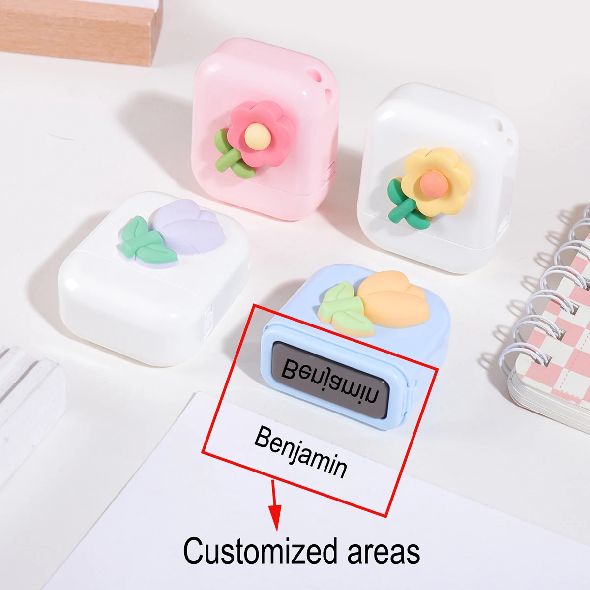 

Цельный штамп с именем на заказ, маркировка повседневной одежды в употреблении сезона и школьной формы, знак личных товаров, штамп для подписи