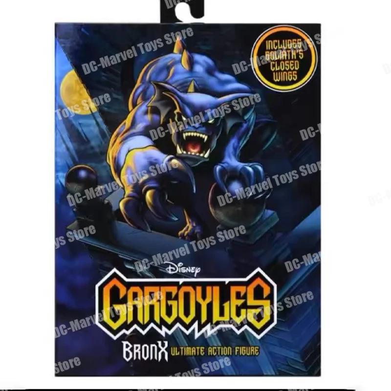متوفر في المخزون Neca Gargoyles Bronx في نهاية المطاف التنين الليلي كلب كبير ملحق حلية نموذج تمثال أنيمي الشكل لعبة هدية مخصصة