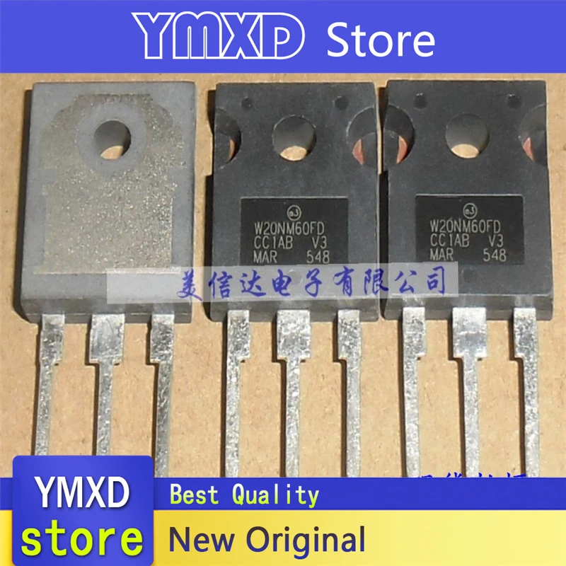 10pcs/lot New Original Genuine W20NM60FD 20 A600V field-effect Tube STW20NM60FD TO-247 In Stock In Stock