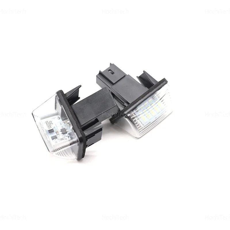 For Peugeot 206 207 307 308 407 5008 Partner Citroen C3 C4 C5 Car LED License Number Plate Light Lamp White Light view 5