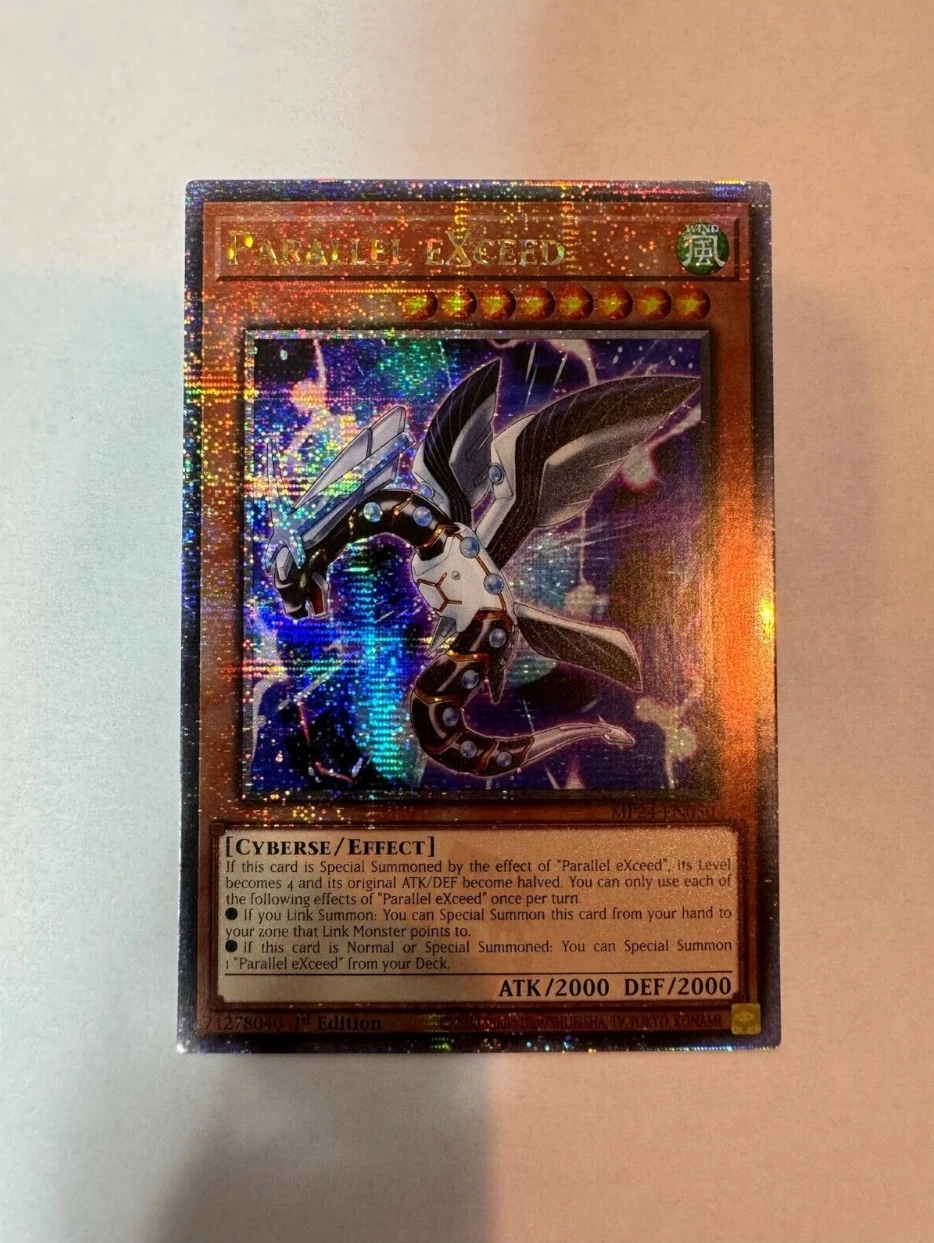 Yugioh KONAMI TCG MP24-EN050 Parallel eXceed 25th Quarter Century Secret English 1st Edition Collection Mint Card