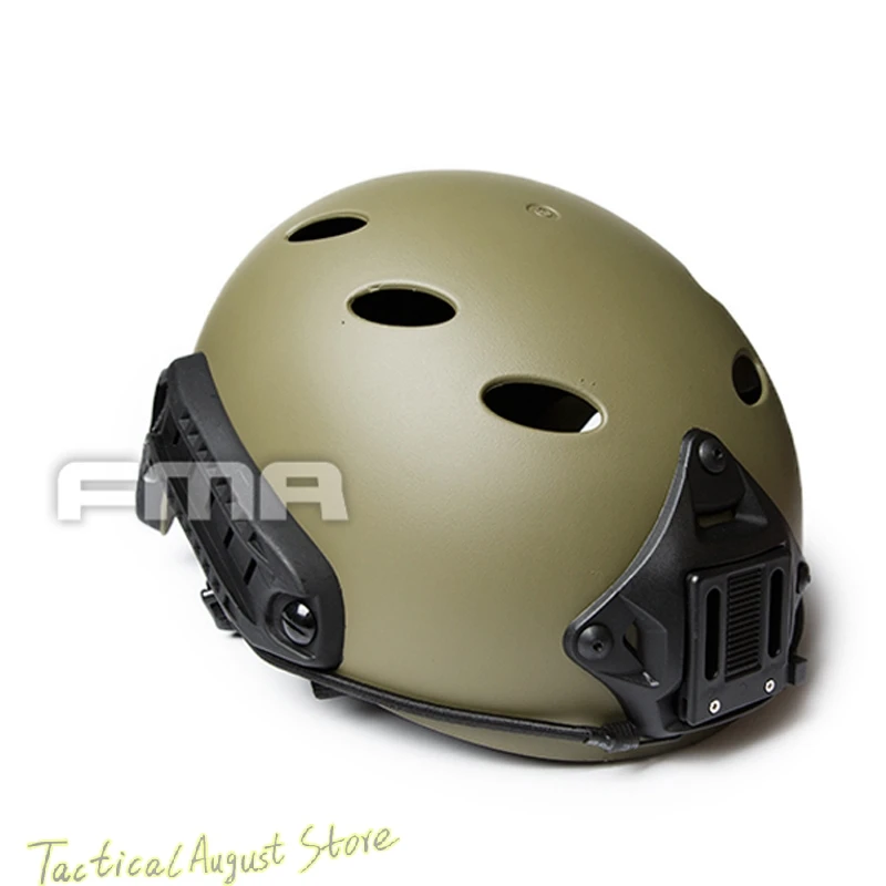 FMA TB1054 Tactical Airsoft Paintball Fast Helmet PJ Helmet Ranger Green Blue Red Snow Camouflage Colours M/L L/XL