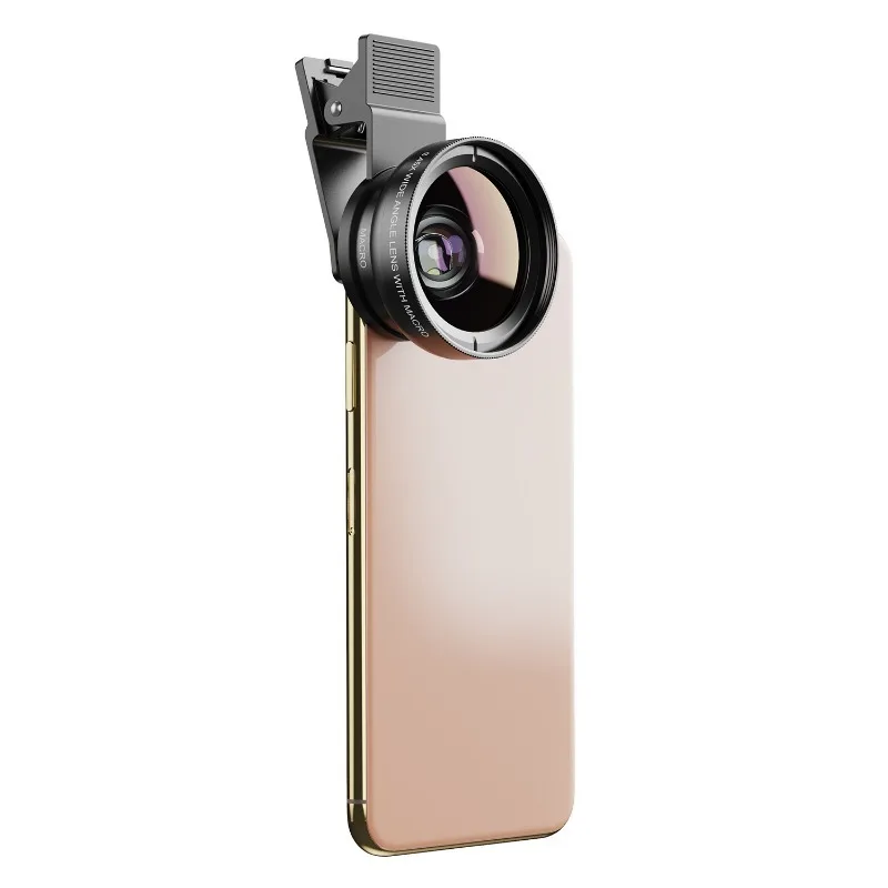 0.45X universal ultra-wide-angle 12.5x macro SLR special effects external camera mobile phone lens
