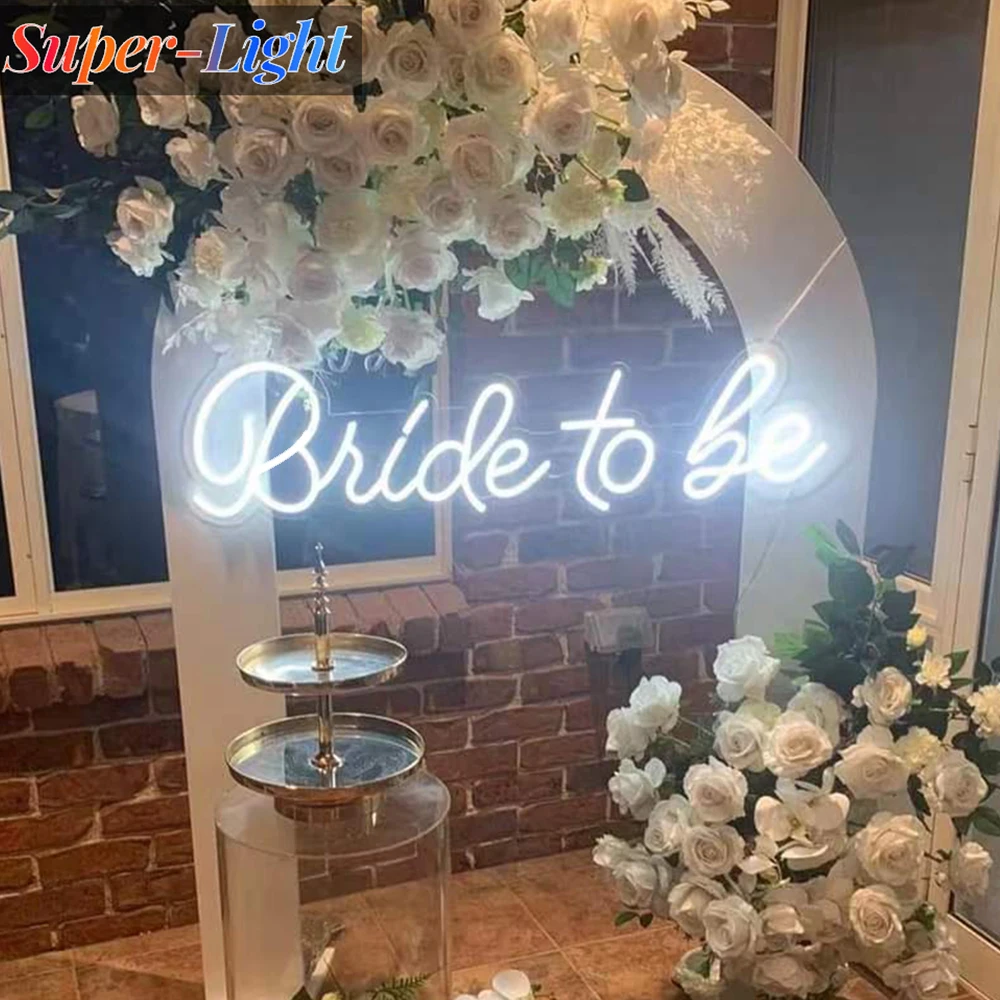 Wedding Decor, Bride To Be Neon Sign Custom, Party Garden Decor, LED Bedroom Home Wall Decoration, Gifts for Couple ,Engagement