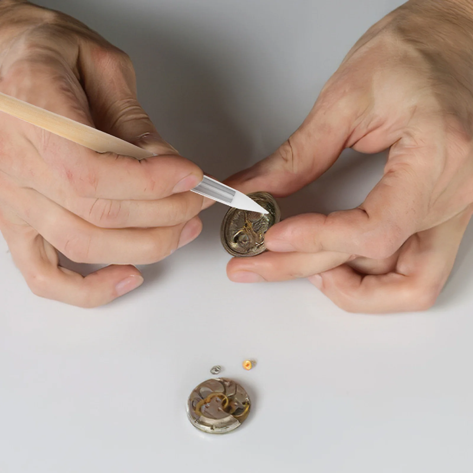 5 шт., палочки для циферблата, пластиковые средства для удаления царапин для часовщика, набор инструментов для прецизионной чистки, ручка для ремонта часов, средство для удаления царапин