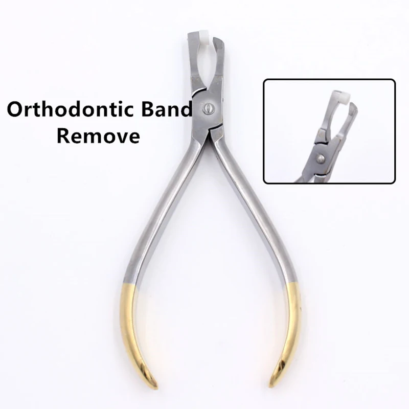 Stainless Steel Orthodontic Tools Dental Anterior Teeth Bracket Removing Pliers Forceps Dentist Pliers Cutting Adhesive Part