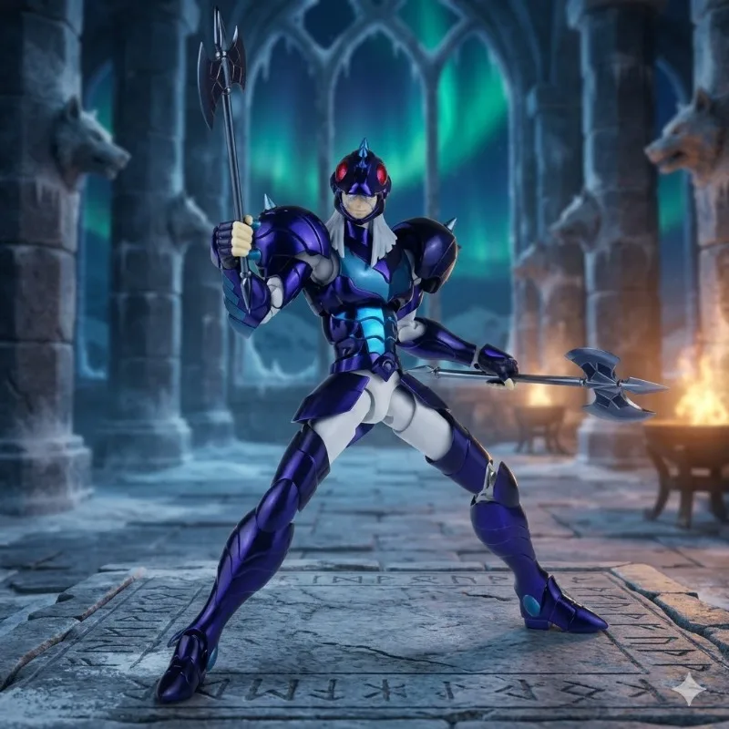 【Ready Stock】 Saint Seiya DS Myth Cloth EX Asgard Gamma Phecda Thor Diecast Metal Armor Action Figure Collection Toy Gift - view 6