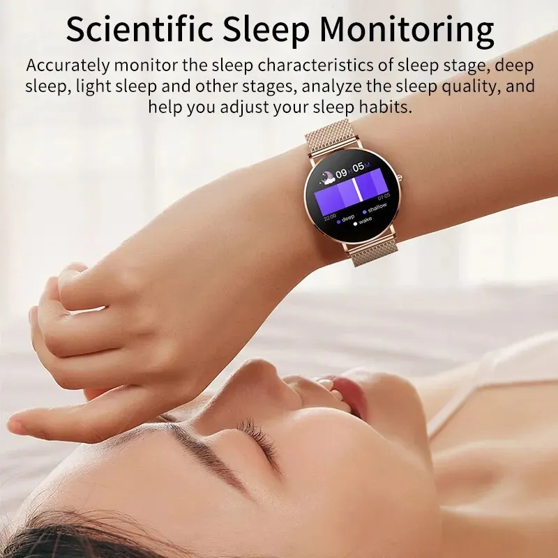 LIGE 2024 Ultra Thin Men Smart Watch For Women Full Touch Screen IP67 Waterproof Lady Watches Sports Fitness Tracker Smartwatch