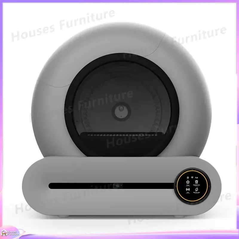 Large Capacity 65L Smart Cat Litter Box with WiFi App Control Automatic Self Cleaning Odor Control Dust Free Quiet Operation