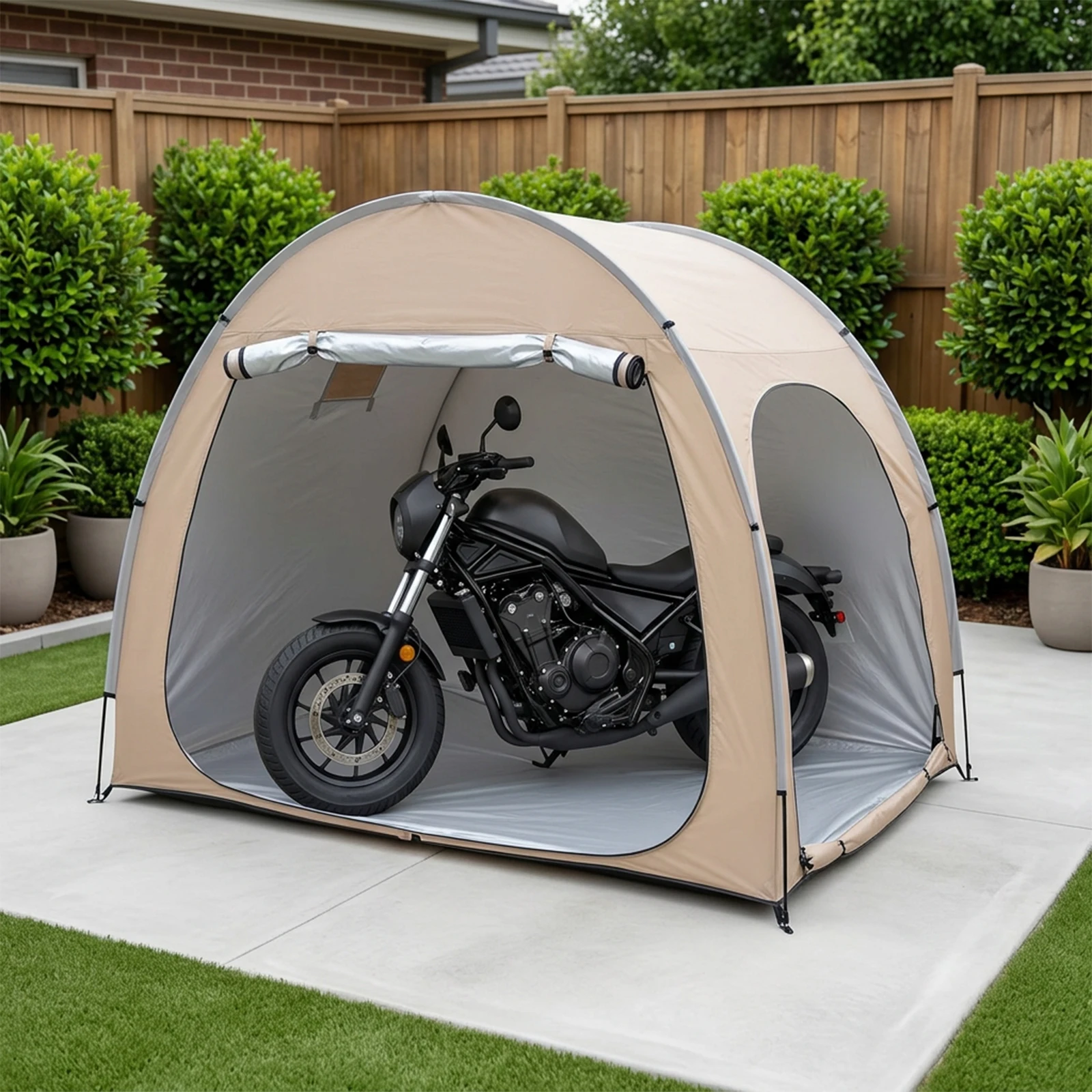 Portable Thickened Oxford Cloth Bike Shelter Private Travel Tent for Outdoor Hiking Cycling Camping And Travel