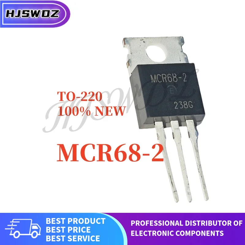

10PCS MCR68-2 MCR68 TO-220 Silicon Controlled Rectifier Electronic Brand New In Stock