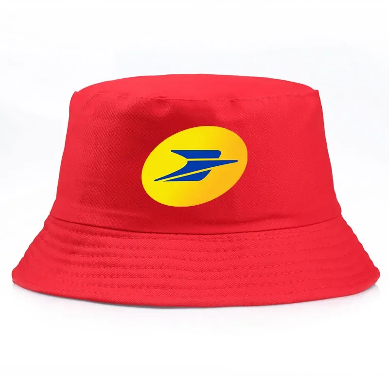 France La Poste Logo Bob Fashion Woman Man Sun Bucket Hat Adult Casual Panama Hat Unisex Travel Solid Fisherman Cap Bonnet Homme