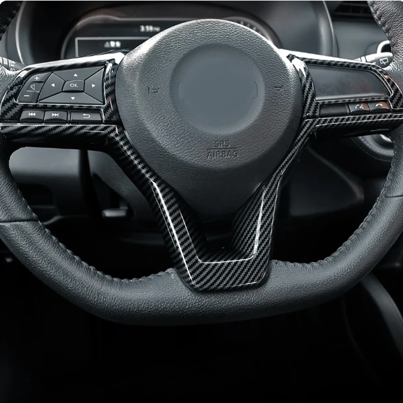 Untuk Nissan Qashqai J11 Dualis 2 X-trail Xtrail T32 2018-2021 Aksesori Stiker Penutup Dekorasi Panel Roda Kemudi