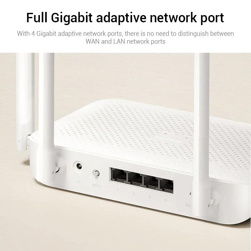 Xiaomi Router AX1500 2.4G/5.0GHz WiFi 6 Dual Band Mesh WiFi 6 Repeater Children Online Protection APP Control