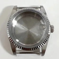 36MM Oyster Perpetual Bezel Acrylic Glass Stainless Steel Watch Case Accessories for NH35/NH36/4R Movement