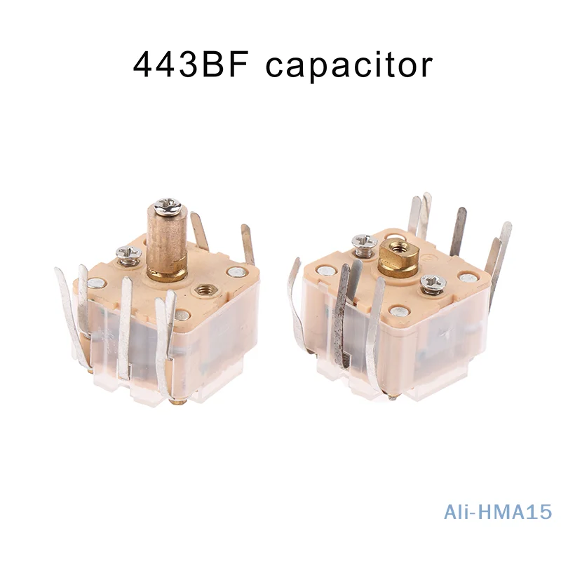 1Pc Switch CBM-443BF-1AB4/088AM+FM Radio Thin Film Variable Capacitor 270P Double +20Pfm Double