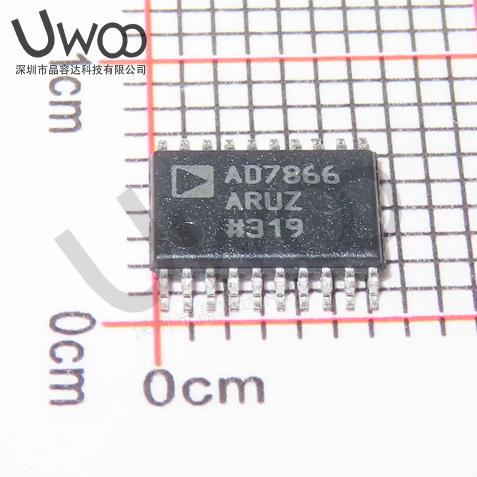 AD7866ARUZ Ad7866 aruz ad7866 aru ad7866 tssop20 analog-to-digital converter chip is brand new and original.