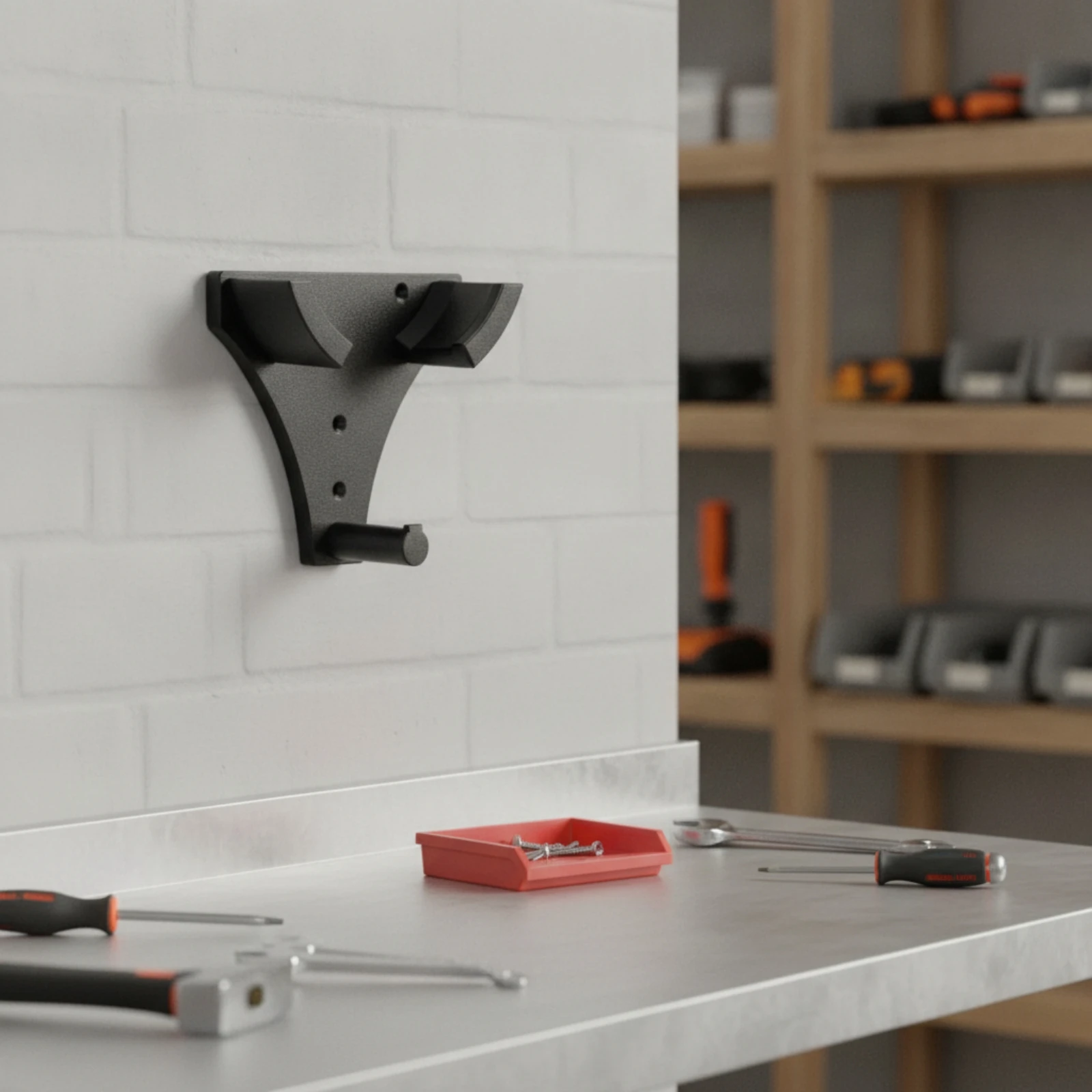 Angle Grinder Holder Long-Lasting Angle Grinder Wall Mount Power Tool Bracket Space-Saving Organizer Easy Installation