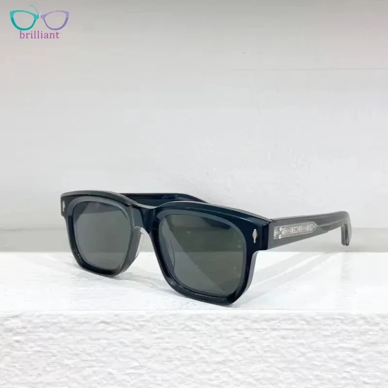 New High Quality Acetate Fashionable Square Men Sunglasses Personalized Trend PLAZA Women Outdoor UV400 Luxury Brand SUN GLASSES