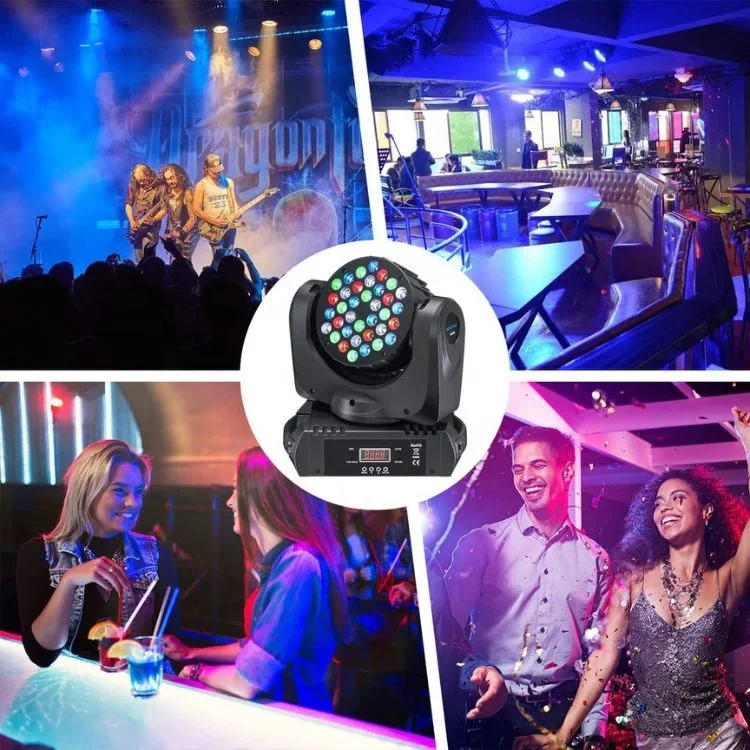 Big Dipper LM108 uplight Stage Led Light Moving Head Light with Auto running Sound activated DMX control M