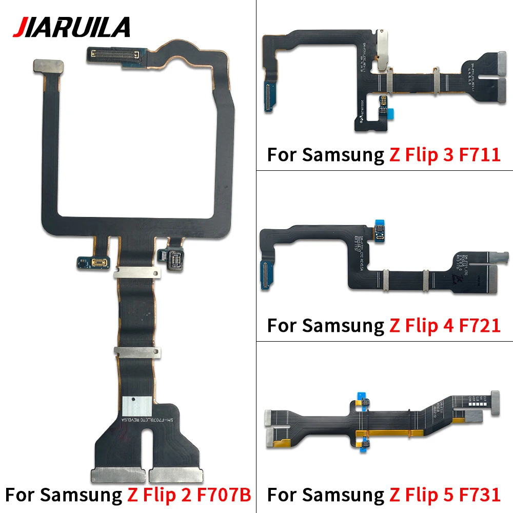 Câble flexible principal pour Samsung Z Flip, écran LCD, pièce de réparation, connecteur, 2, 3, 4, 5, F1707B, F711, F721, F731, F700, nouveau