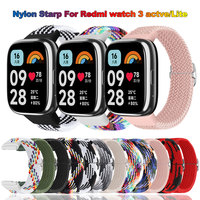 Nylon Watch Strap For Xiaomi Redmi Watch 3 Active Straps Accessories Sport Breathable Replacement WatchbandFor Redmi 3 Lite