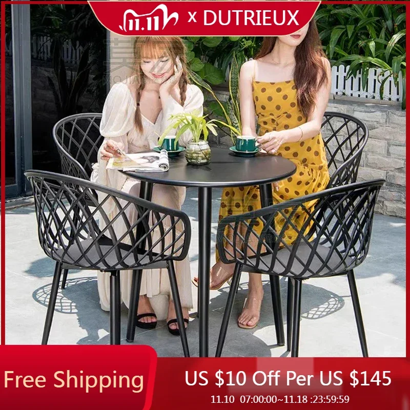 

Make Up Nordic Outdoor Tables Europe Lounge Black Minimalist Outdoor Tables Garden Dining Set Di Mobili Da Giardino Furniture