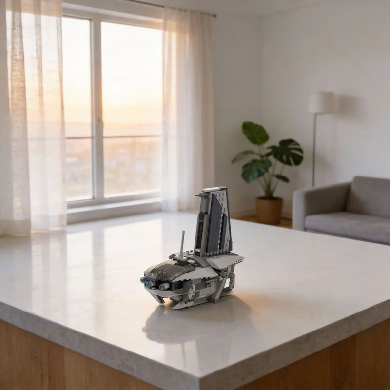 Home Office Architecture - 265 peças MOC Separatist Shuttle Refresh