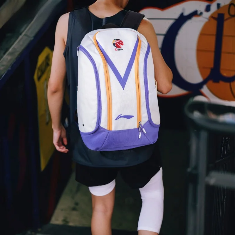 cba-basketball-bag-men's-large-capacity-fitness-backpack-outdoor-sports-climbing-separate-wet-and-dry-shoulder-bag