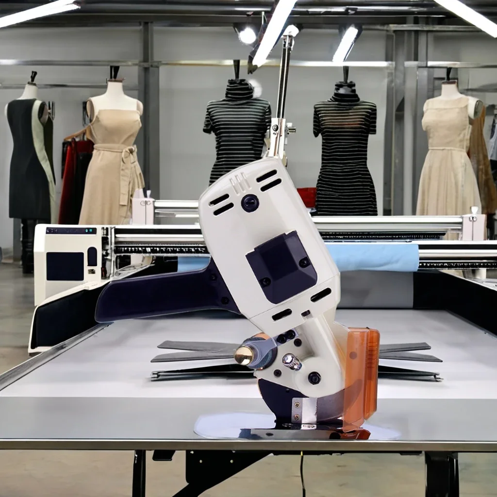 Máquina portátil de corte de pano para uso doméstico, classe automática/manual com motor PLC, componentes de núcleo de novas condições